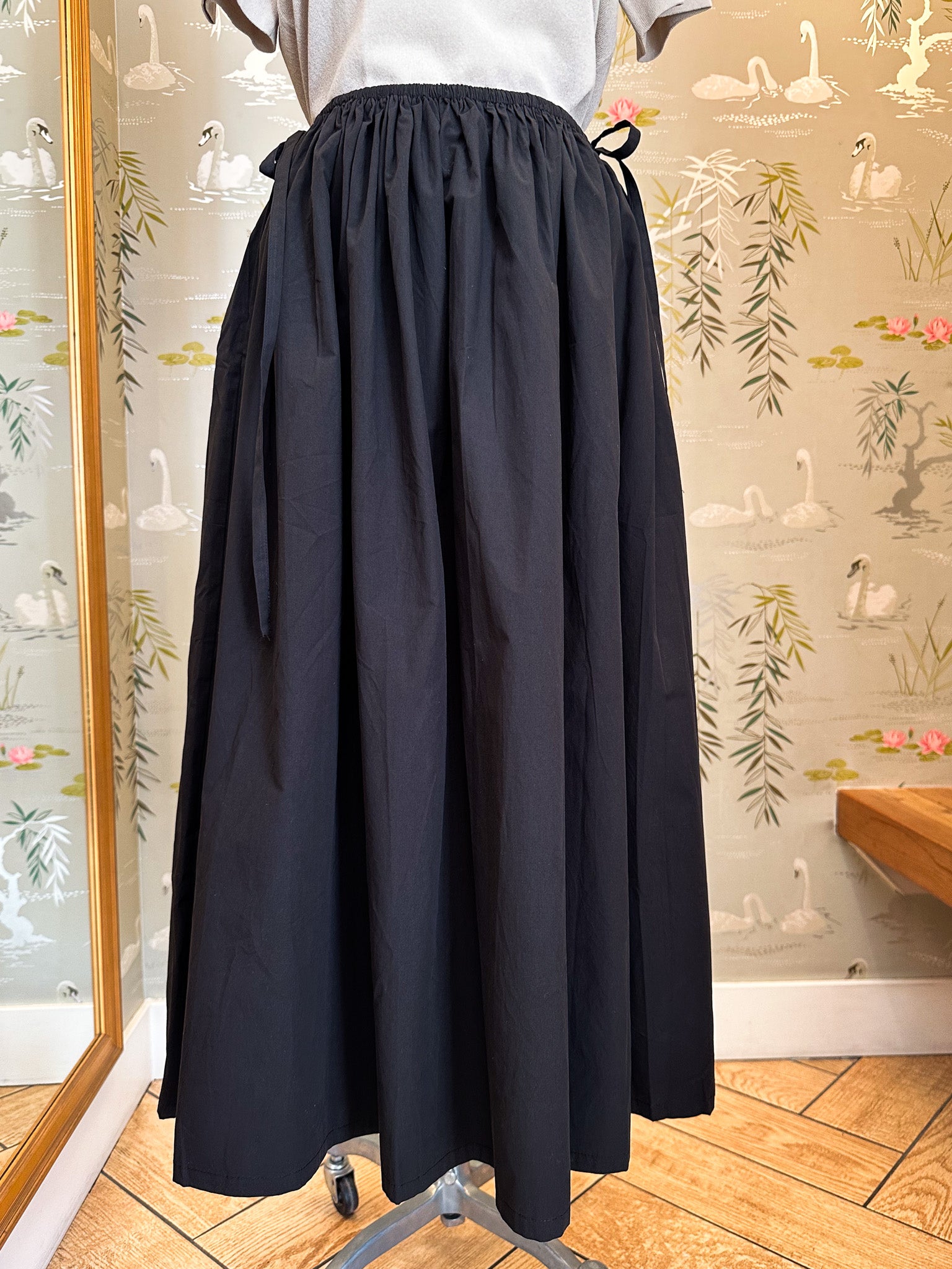 Marielle Poplin Midi Skirt - Image 5