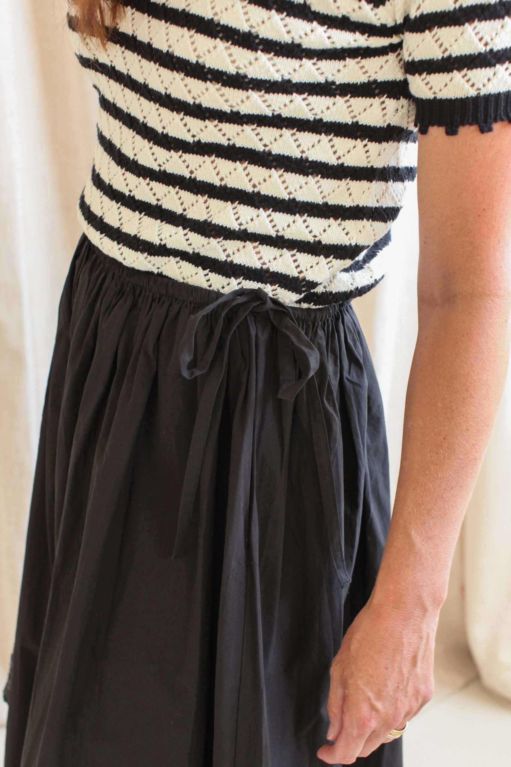 Marielle Poplin Midi Skirt - Image 4