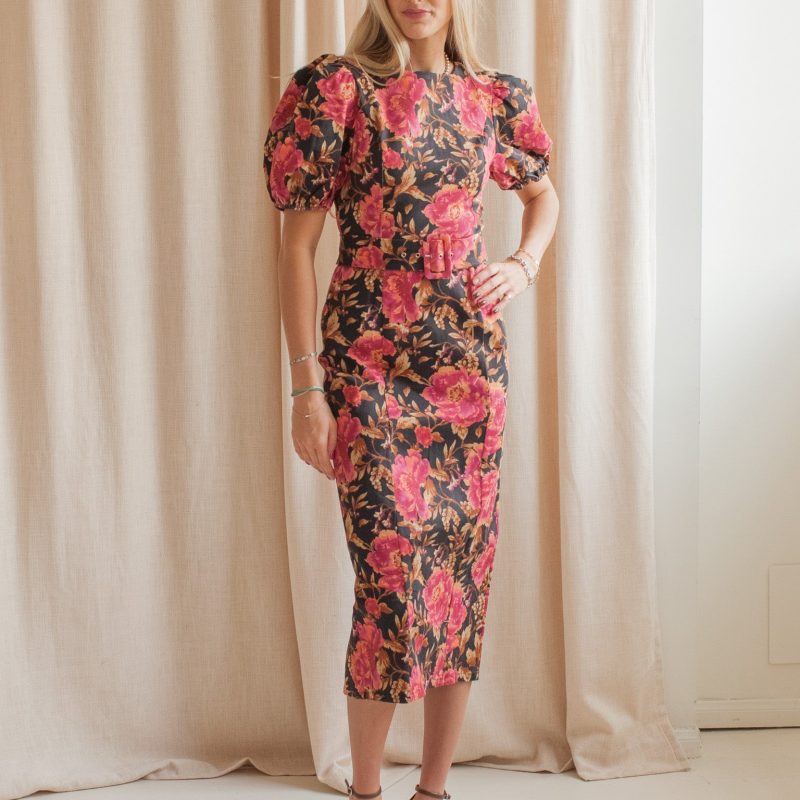 Isabella Floral Midi Dress