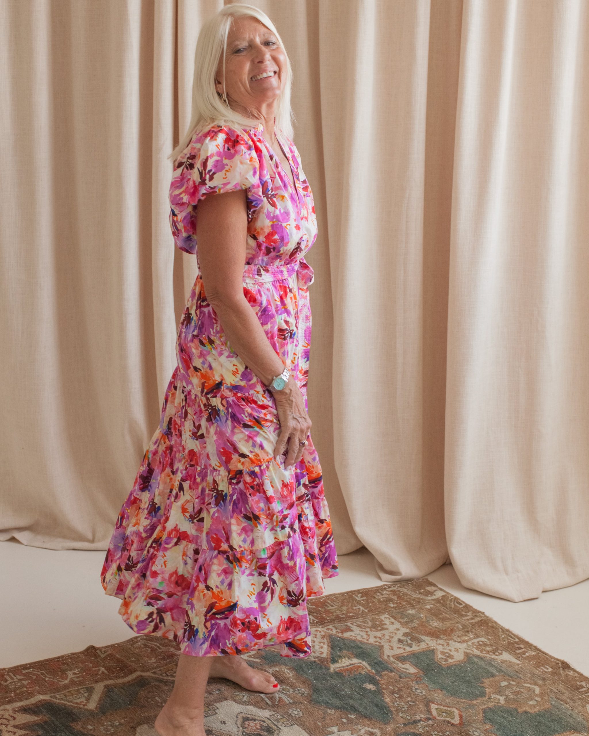 Ulla Johnson Ottilie Dress in Azalea - Image 2