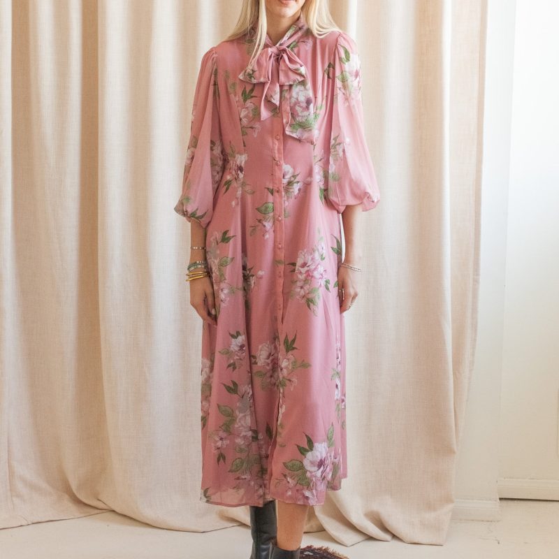 Elaine Floral Midi Dress