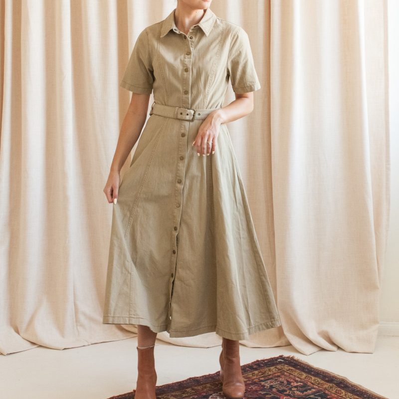 Felicity Belted Midi Dress