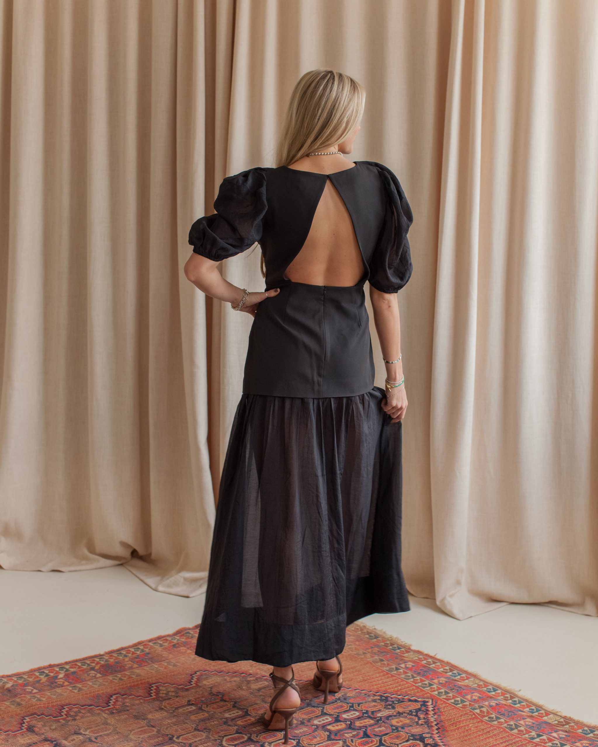 Farleigh Drop Waist Dress - Image 5