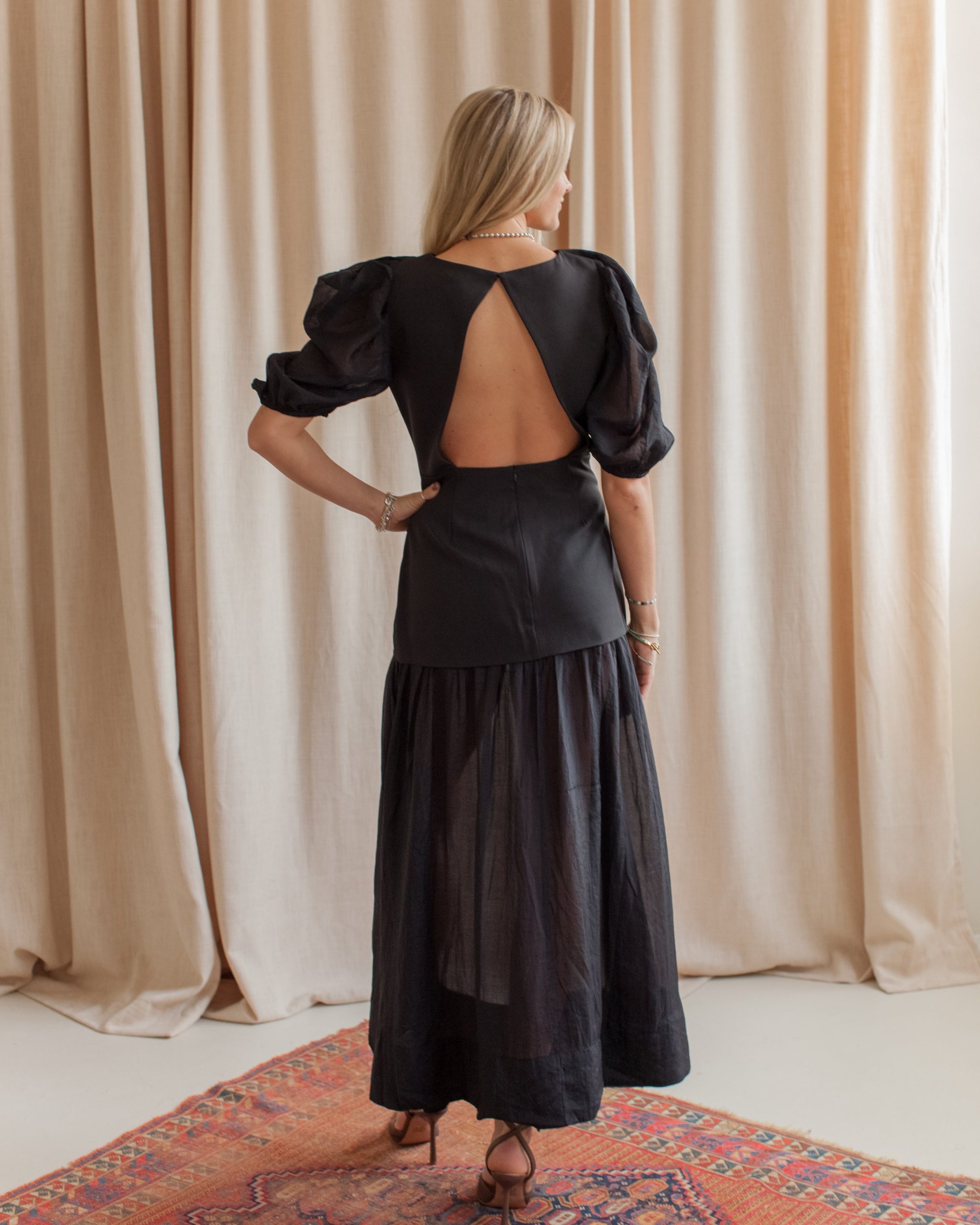 Farleigh Drop Waist Dress - Image 2
