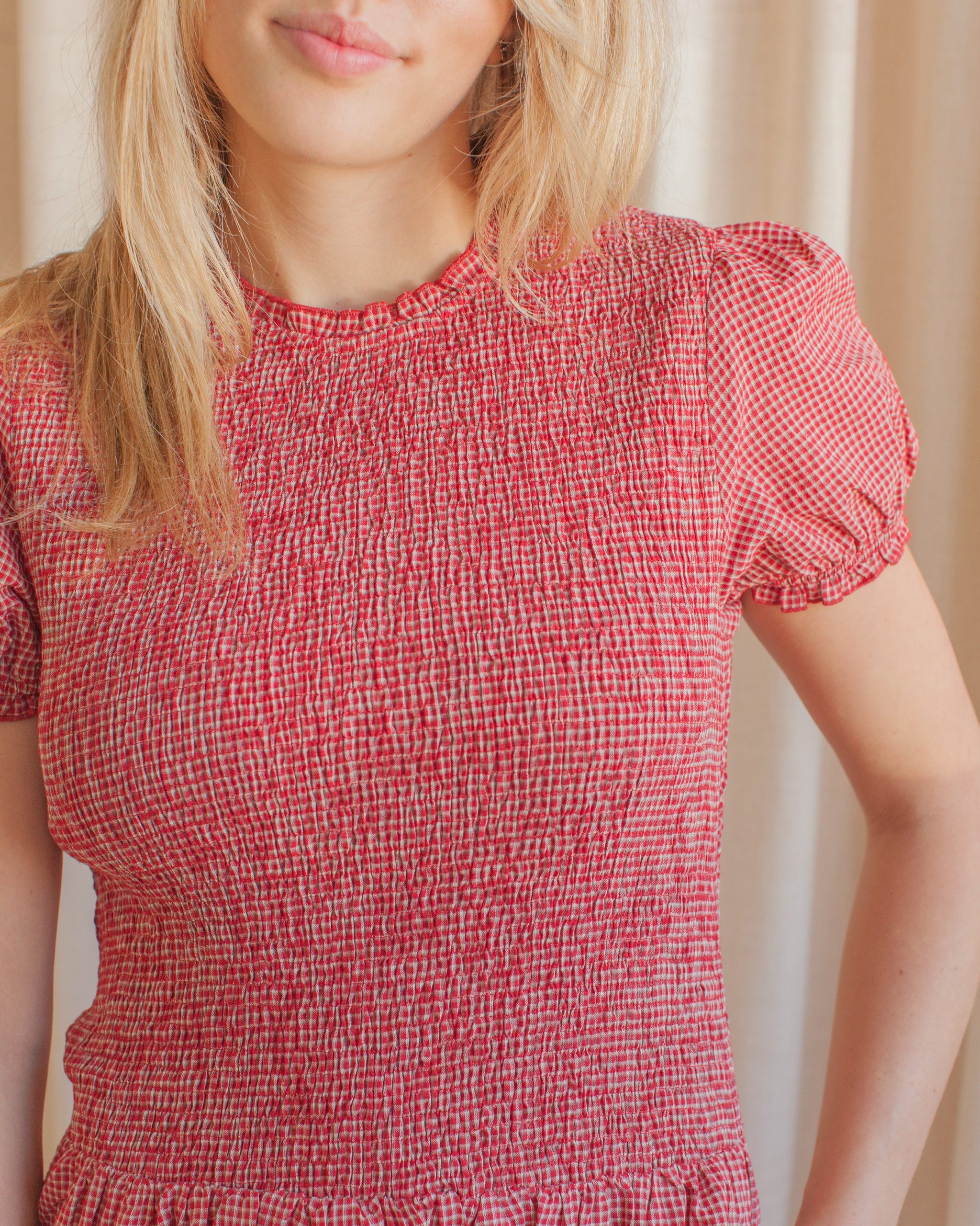 Madeline Smocked Midi Dress - Image 4