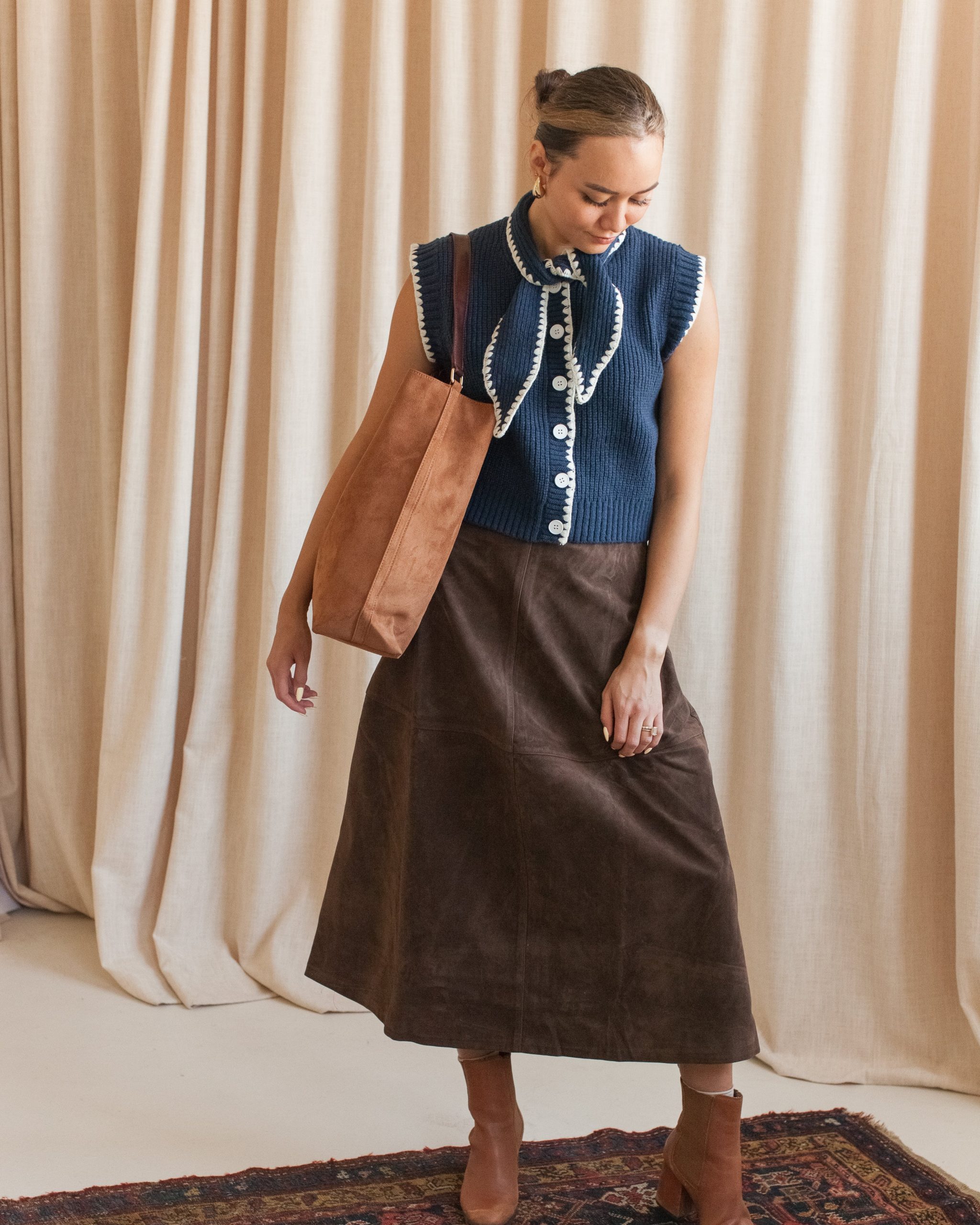 Brooklyn Suede Skirt - Image 4