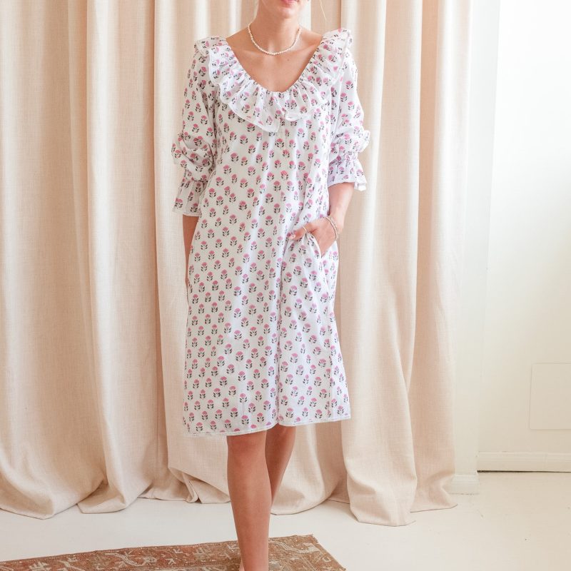 Maison de Frédéric Bennet House Dress- Pink