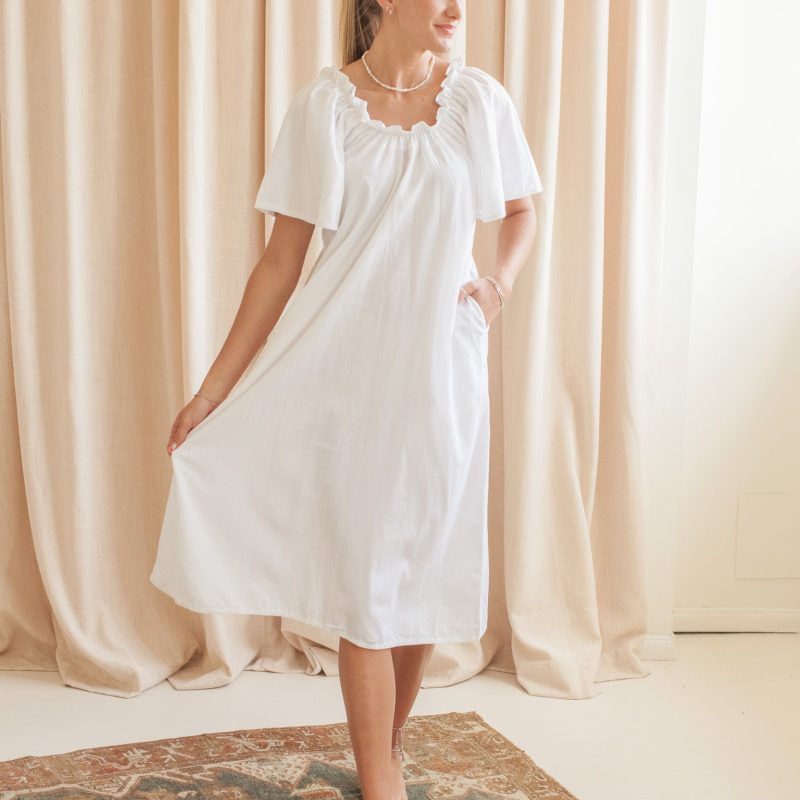 Maison de Frédéric Wendy House Dress- White