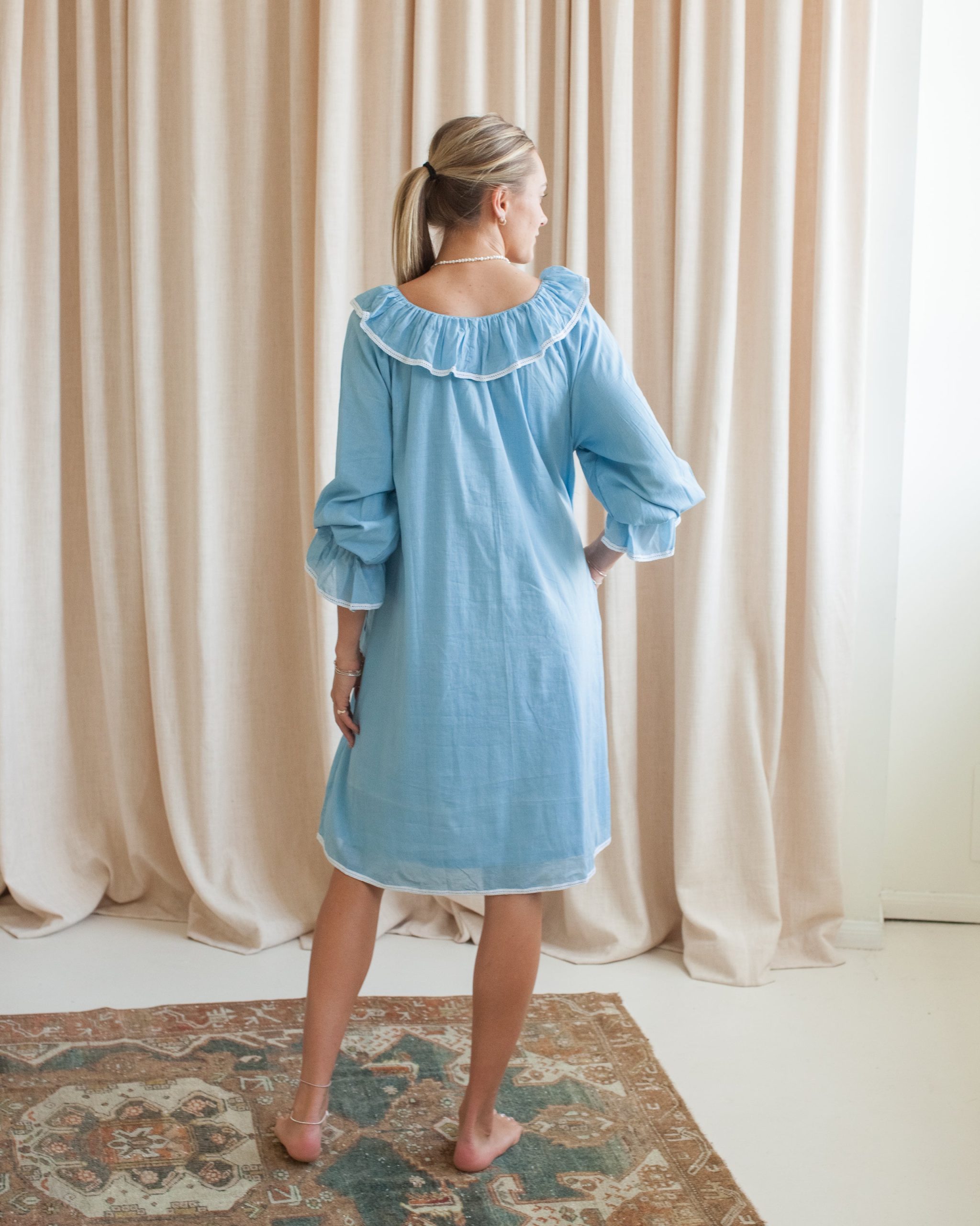 Maison de Frédéric Bennet House Dress- Sky - Image 2