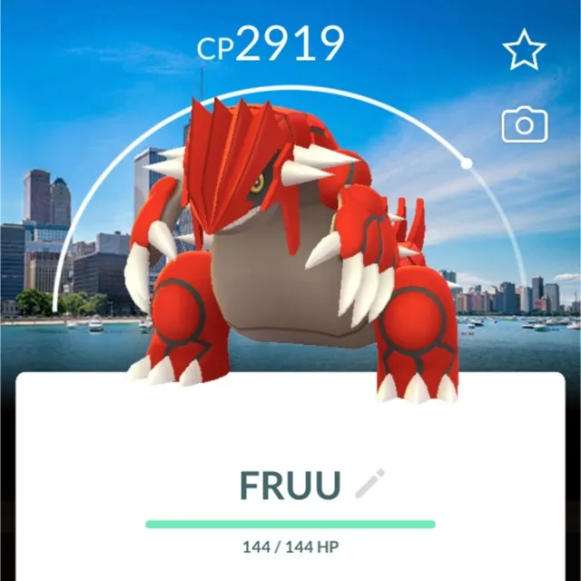 Pokemon Go - Go Fest Background Groudon (20k trade only) (Pick one)