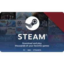Steam Balance Wallet $50.00 USD (Gifting)