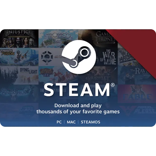 Steam Balance Wallet $50.00 USD (Gifting)